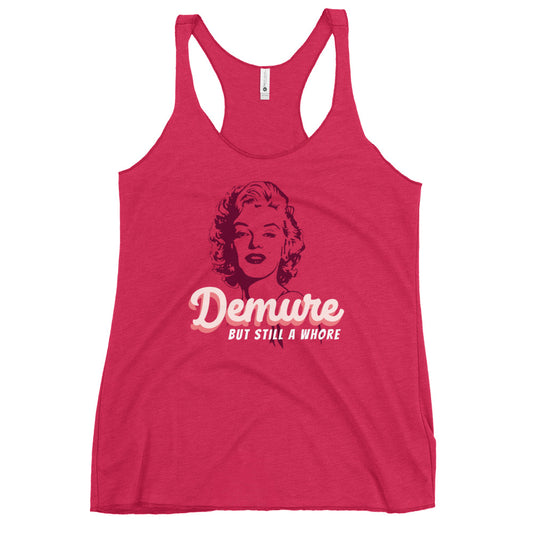 Demure Women's Racerback Tank